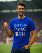 Blue Flag Flying High Fan T-Shirt