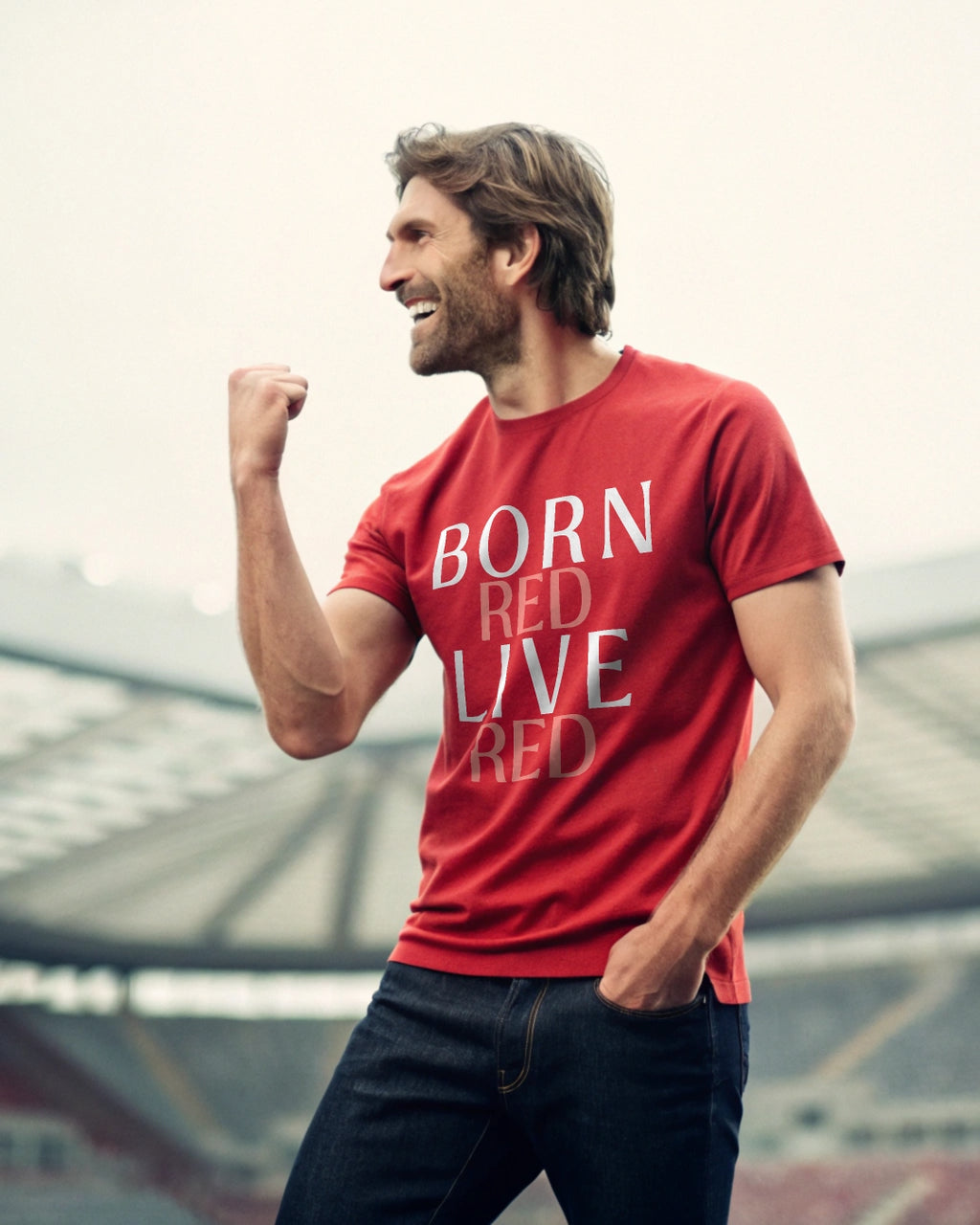 Born Red Live Red Fan T-Shirt