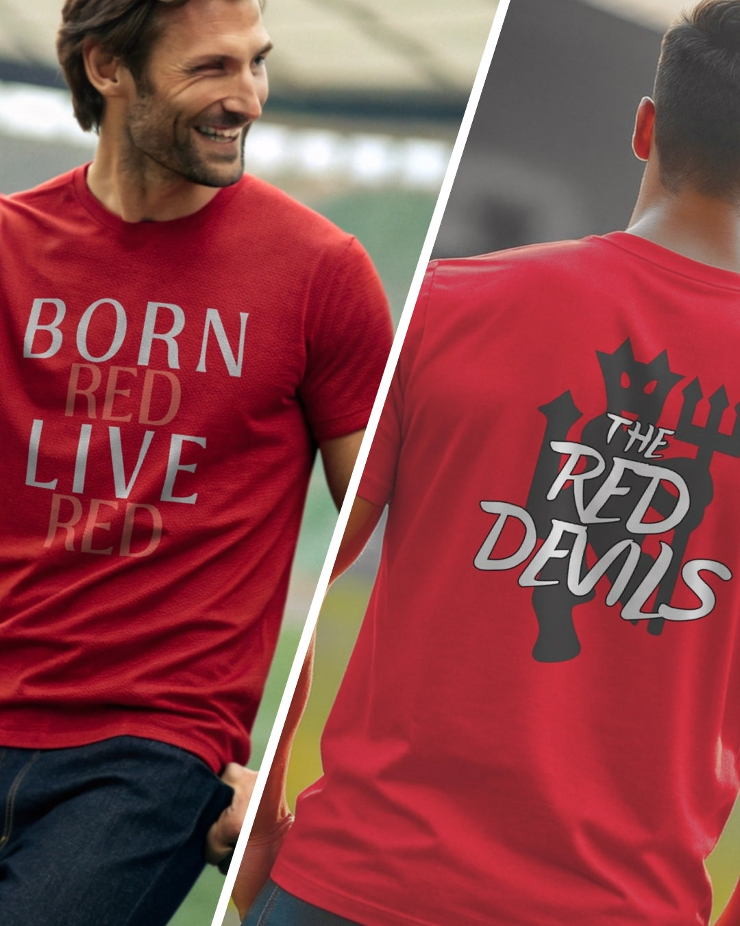 Born Red Live Red Fan T-Shirt