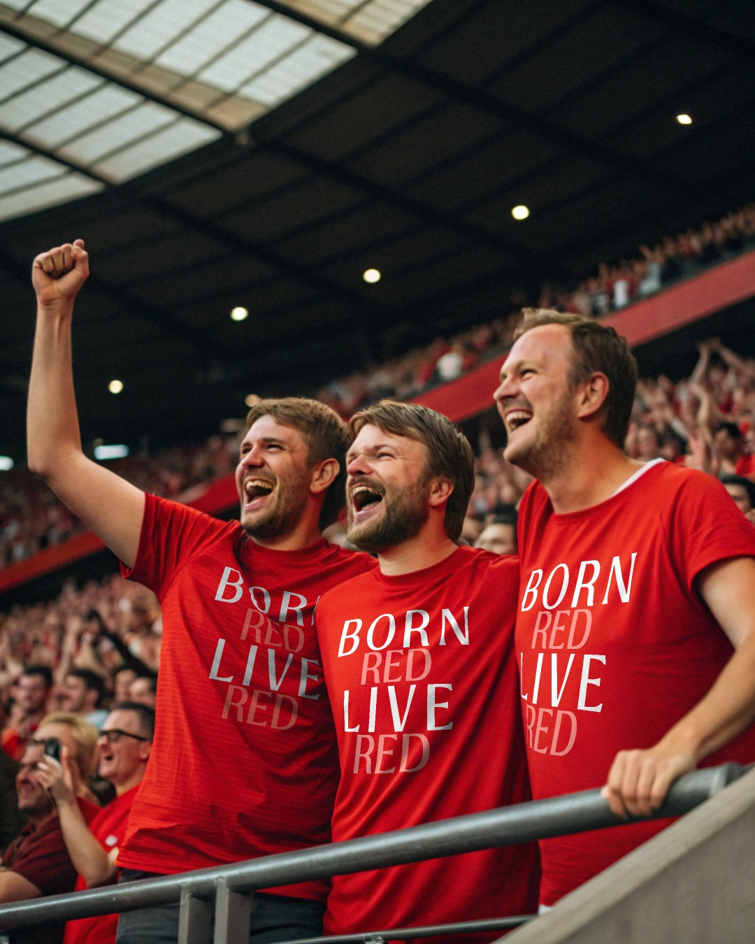 Born Red Live Red Fan T-Shirt