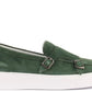 So- yeşil süet sneakers erkek ayakkabı